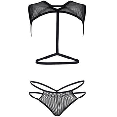 LEG AVENUE - ARNÉS BODY Y RED G-STRING 81538 - TALLA ÚNICA