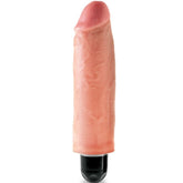 KING COCK - VIBRADOR RÍGIDO REALISTA 15.24 CM NATURAL