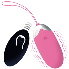 INTENSE - FLIPPY II VIBRATING EGG WITH PINK REMOTE CONTROL