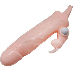BAILE - FUNDA PENE HOMBRE VALIENTE CON CARNE DE CONEJO Y DOBLE MOTOR 16,5 CM