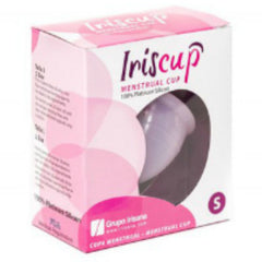 IRISCUP - TAZA PEQUEÑA DEL MES ROSA A + BOLSA ESTERILIZADORA GRATIS