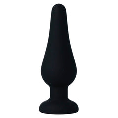 INTENSE - PIPO M PLUG ANAL SILICONA NEGRO 11 CM