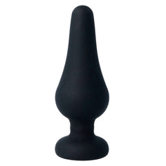 INTENSE - PIPO L PLUG ANAL SILICONA NEGRO 13 CM