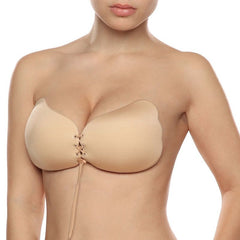 BYE-BRA - LACE-IT PUSH-UP REFUERZO BEIGE COPA D