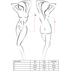 PASSION - FEMME TRIXY TEDDY NOIR TAILLE S/M