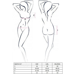 PASSION - NADYA WOMEN'S SET SIZE S/M