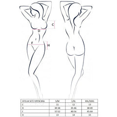 PASSION - OFELIA WOMEN'S SET SIZE S/M