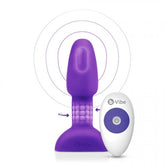 B-VIBE - PLUG ANAL CON CONTROL REMOTO RIMMING PEQUEÑO LILA