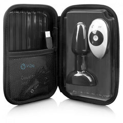 B-VIBE - PLUG ANAL CON CONTROL REMOTO RIMMING PEQUEÑO NEGRO