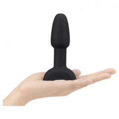 B-VIBE - PLUG ANAL CON CONTROL REMOTO RIMMING PEQUEÑO NEGRO