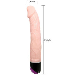 BAILE - ADOURCLUB VIBRADOR REALISTA 23 CM NATURAL