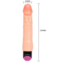 BAILE - VIBRADOR FLEXIBLE REALISTA 25 CM