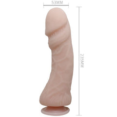 BAILE - EL DILDO DE PENE GRANDE CON VIBRACIÓN NATURAL 23,5 CM