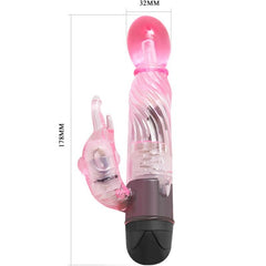 BAILE - OFFER YOU A KIND OF LOVER VIBRATOR WITH RABBIT ROSE 10 MODES