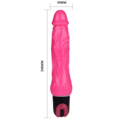 BAILE - DAAPLY PLEASURE VIBRADOR MULTIVELOCIDAD ROSA