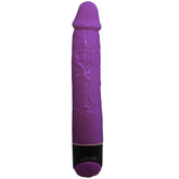 BAILE - VIBRADOR SEXUAL REALISTA COLOR LILA 23 CM