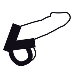 DARKNESS - PENIS AND TESTICLES SKIN RING