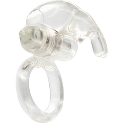 SIETE CREACIONES - ANILLO VIBRADOR DE SILICONA TRANSPARENTE