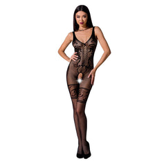 PASSION - BODYSTOCKING MUJER BS069 NEGRO TALLA ÚNICA