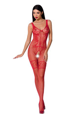 PASSION - BODYSTOCKING MUJER BS069 NEGRO TALLA ÚNICA
