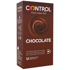 CONTROL - CONDONES ADAPTA CHOCOLATE 12 UNIDADES