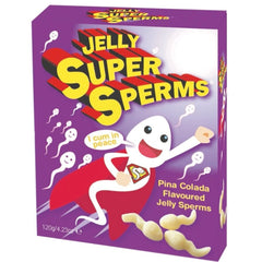 SPENCER & FLEETWOOD - GOMITAS JELLY SUPER SPERM FORMA DE ESPERMA 120 GR
