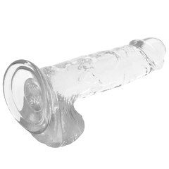 X RAY - TRANSPARENT COCK WITH BALLS 20 CM -O- 4.5 CM
