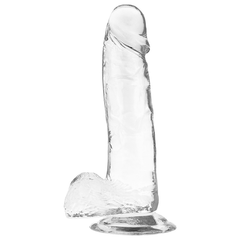 X RAY - TRANSPARENT COCK WITH BALLS 20 CM -O- 4.5 CM