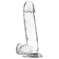 X RAY - TRANSPARENT COCK WITH BALLS 20 CM -O- 4.5 CM