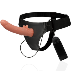 ARNÉS ATRACCIÓN - RNES VIBRADOR HECTOR 20 CM -O- 3,5 CM