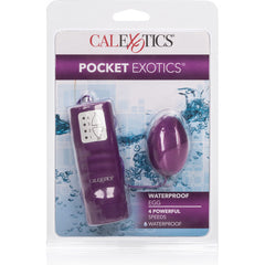 CALIFORNIA EXOTICS - HUEVO IMPERMEABLE POCKET EXOTICS MORADO 4V