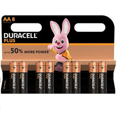 DURACELL - PLUS POWER BATERÍA AA LR6 8UNIDADES