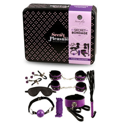 SECRETPLAY - BDSM SET 8PCS PURBLE / NOIR.