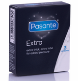 PASANTE - EXTRA EXTRA THICK CONDOM PACK OF 3