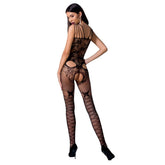 PASSION - BODYSTOCKING MUJER BS076 TALLA ÚNICA NEGRO