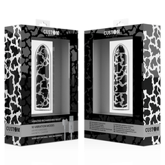 CUSTOM BULLETS - PERSONALIZED RECHARGEABLE COW 10 INTENSITIES