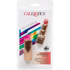 CALEXOTICS - HIDE & PLAY BARRA DE LABIOS RECARGABLE BALA ROJO