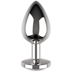 COQUETTE CHIC DESIRE - METAL ANAL PLUG WHITE COLOR SIZE L 4 X 9 CM