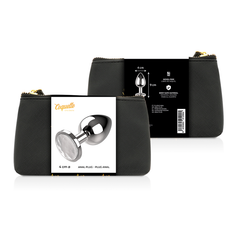 COQUETTE CHIC DESIRE - METAL ANAL PLUG WHITE COLOR SIZE L 4 X 9 CM