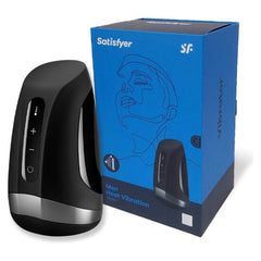 SATISFYER - MASTURBADOR HOMBRE VIBRACIÓN CALOR