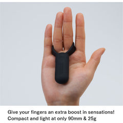 TENGA - SMART BLACK SVR VIBRATOR RING