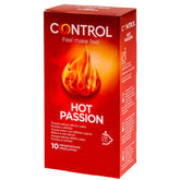CONTROL - HOT PASSION EFECTO CALENTAMIENTO 10 UNIDADES