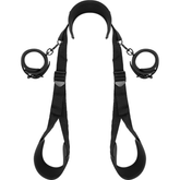 FETISH SUBMISSIVE - POSICIÓN DE PIERNAS ABIERTAS CON ESPOSAS FORRADAS DE NOPRENE