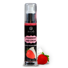 SECRETPLAY - 2-1 LUBRICANT HEAT EFFECT STRAWBERRY & CREAM 50 ML