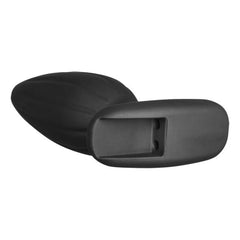 ELECTRASTIM - BLACK SILICONE ROCKER BUTTT PLUG MEDIUM