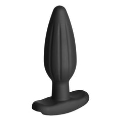 ELECTRASTIM - BLACK SILICONE ROCKER BUTTT PLUG MEDIUM