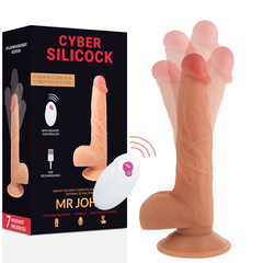 CYBER SILICOCK - MANDO A DISTANCIA REALISTA MR JOHN 23,88 CM -O- 4,3 CM