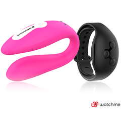 WEARWATCH - WATCHME FUCHSIA/AZABACHE DOUBLE TECHNOLOGY VIBRATOR