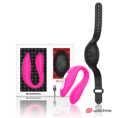 WEARWATCH - WATCHME FUCHSIA/AZABACHE DOUBLE TECHNOLOGY VIBRATOR
