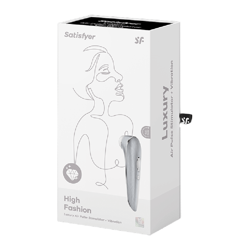 SATISFYER - ONDAS DE ESTIMULACIÓN Y VIBRACIÓN DE LUJO DE ALTA MODA